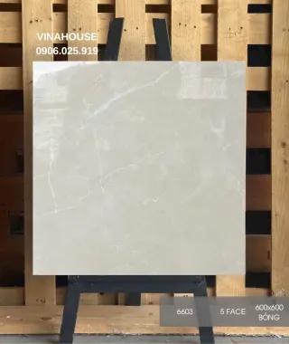 Gạch 60×60 tông sáng men bóng 6603