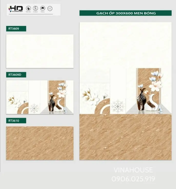Gạch ốp tường 30×60 giá rẻ 3609-3609D-3610